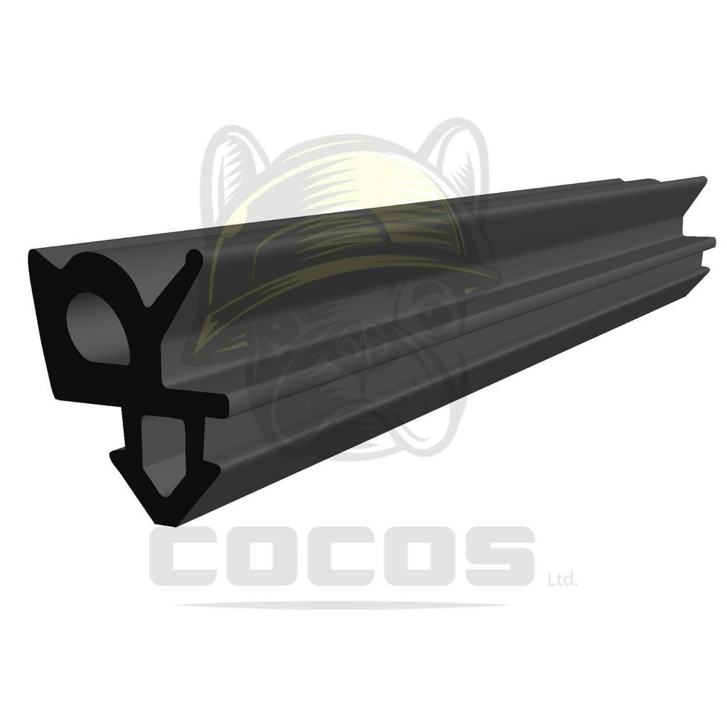 Seal for PVC windows S-1387F BLACK 1m