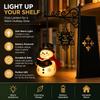 Streetlamp Shape Christmas Bookshelf Lantern Christmas Shelf Light  Bookshelf Decoration