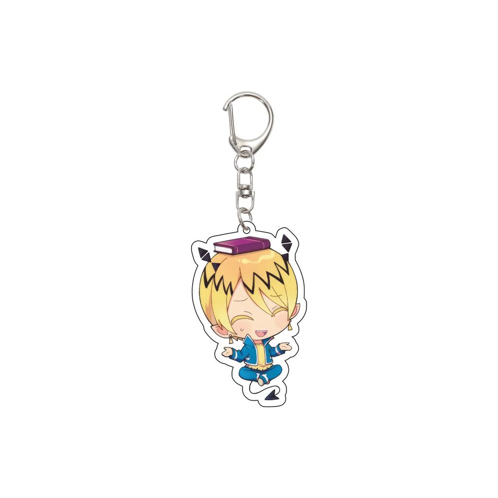 55MM Anime Welcome to Demon School Iruma kun Keychain Suzuki Iruma/Valac Clara  Key Chain Acrylic Model Plate Christmas Gifts