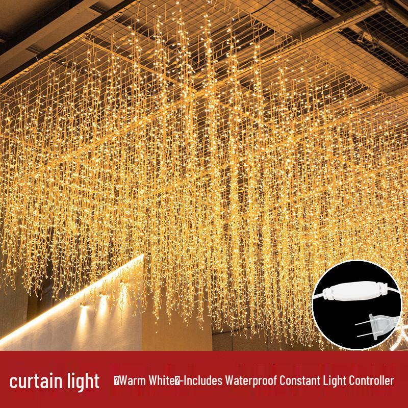 OEING LED Waterfall String Lights