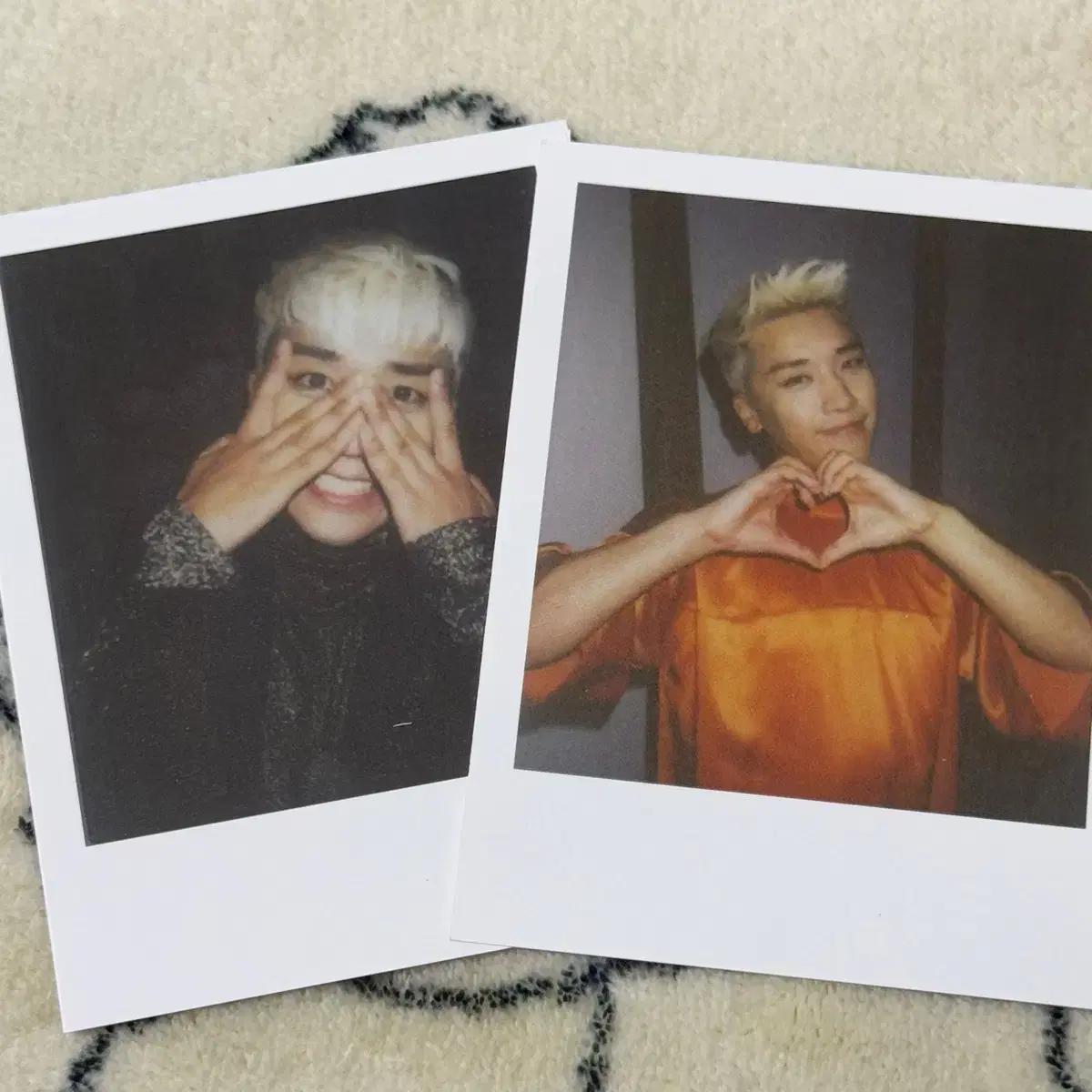 

Big Bang Victory Ли Сынхён Polaroid 2016 Поздравительная фотокарточка на сезон