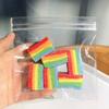 Sour Gummy Candy Strip Toy Slow Rising Stress Relief Colorful Sugar Stick Sensory