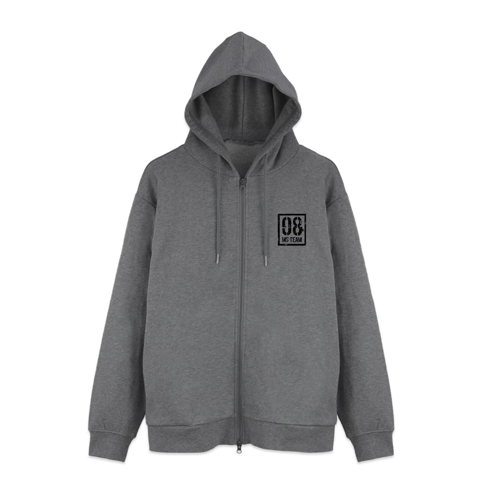 [Official] Cospa Mobile Suit Gundam The 08th MS Team Zip Hoodie Ver2.0 MIX GRAY XL Size