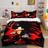Black Hedgehog with Red. Bedding Sets Duvet Cover Sets Duvet Covers Pillowcases(1*Duvet Cover 2*Pillowcases Without Duvet Insert)