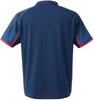Nittaku Table Tennis Game Rayslash Sizes JTTA Size NW2225 Shirt, Shirt, Unisex, Sweat-wicking, Quick-drying, Stretch, 130cm-2XO, Approved, Navy, S,