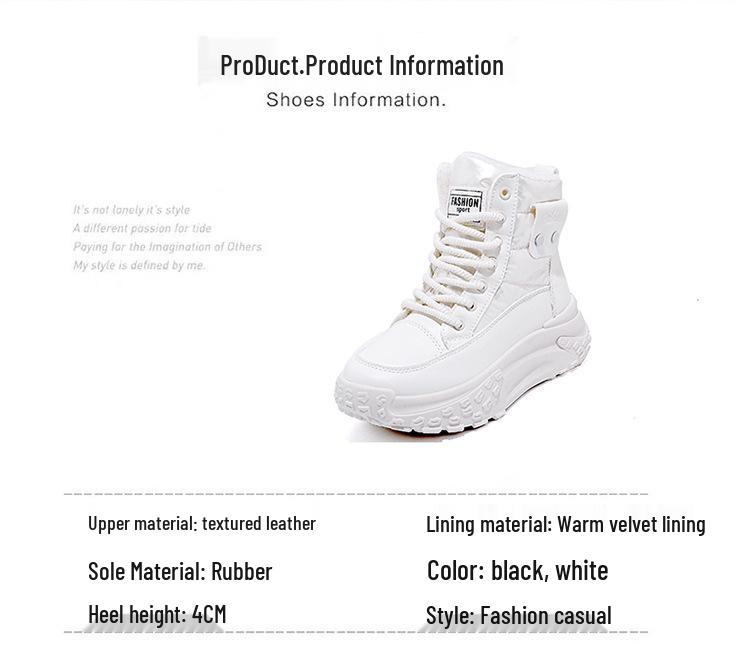Women's Waterproof Non-Slip Fleece-Lined Snow Boots - Winter 2024 Warmth & Cold Protection