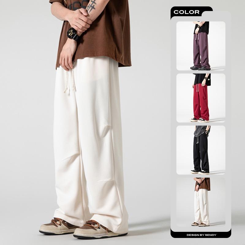 Men's Spring and Autumn New Dopamine Wear Trendy Pants Men's High Street Trousers Casual Versatile Overalls
