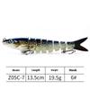 Section Luya Bait 8 Fish Freshwater Sea Fishing Bait Hard Bait Luya Bait Long Throw
