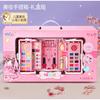 Kids Makeup Toy Set Girls Age 4-6 Non-Toxic Cosmetic Play Kit Princess Beauty Box With Nail Polish Accessories
