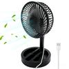 1PC Portable Folding Telescopic Floor Fan 1 Wind Speed Adjustment USB Mini Summer Silent Student Desktop Table Fan