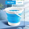 Portable Paint Brush Washing Bucket Silicone Paint Brush Washer Wash Pen Bucket  Students