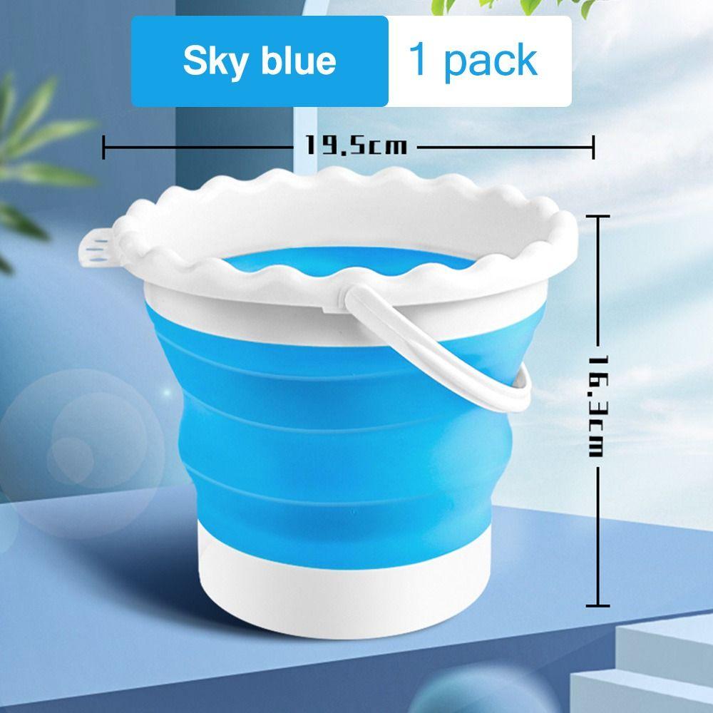 Portable Paint Brush Washing Bucket Silicone Paint Brush Washer Wash Pen Bucket  Students