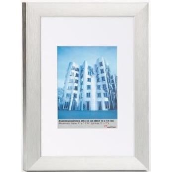 Cadre photo - walther - aluline - 20x30 cm - aluminium - platine - rectangulaire