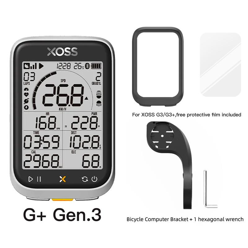 XOSS Nuevo G3 Gen3 GPS Ciclocomputador Velocímetro Rastreador Bluetooth Impermeable Bicicleta de Carretera Cadencia Velocidad Cuentakilómetros de Bicicleta