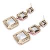 Exaggerated Geometric   Earrings Fashion Alloy Ear Pendants Accessories for Girls Women