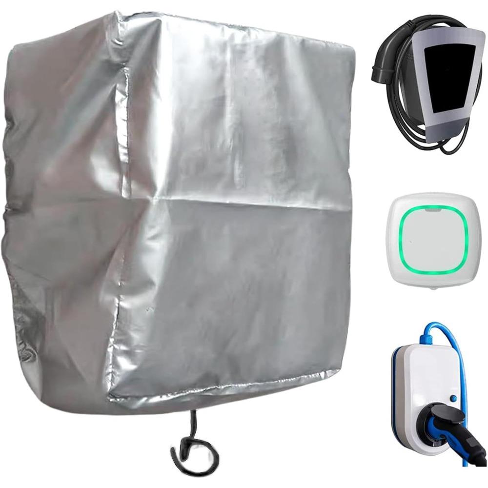 Charger Cover Waterproof Ev Charger Station Cover, Electric Vehicle Rain Dust Charging Station Cover Rain Sun UV Snow Protections Cover