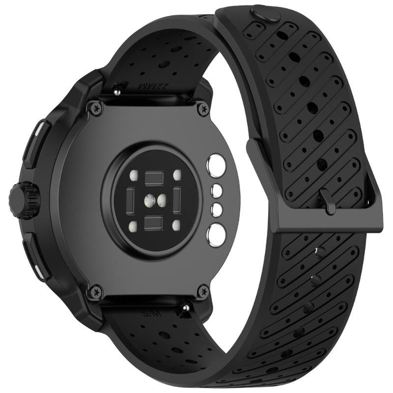 Strong Silicone Sport Straps 22mm Adjustable Replacement Band with Ventilation Holes Waterproof Sports Straps for Race2