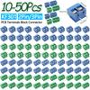 50-10Pcs PCB Mount Screw Terminal Block Connector Straight Pin 2P 3P KF301 Spliced Screw Terminals Block Connector for Arduino