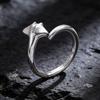 Manta Ray Ring for Women Cute Ocean Sea Animal Adjustable Rings Jewelry Gifts for Girlfriend Wife Mom