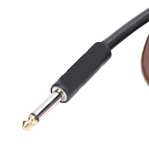 Guitar Cable, Flexible Coaxial Instrument Cord with Noise Reduction for Bass Amplifier Keyboard Music Studio (10m / 32.8ft)
