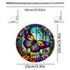 1pc Tree of Life Turtle Butterfly Dragonfly  Acrylic Home Wall Decoration Chain Pendant Pendant