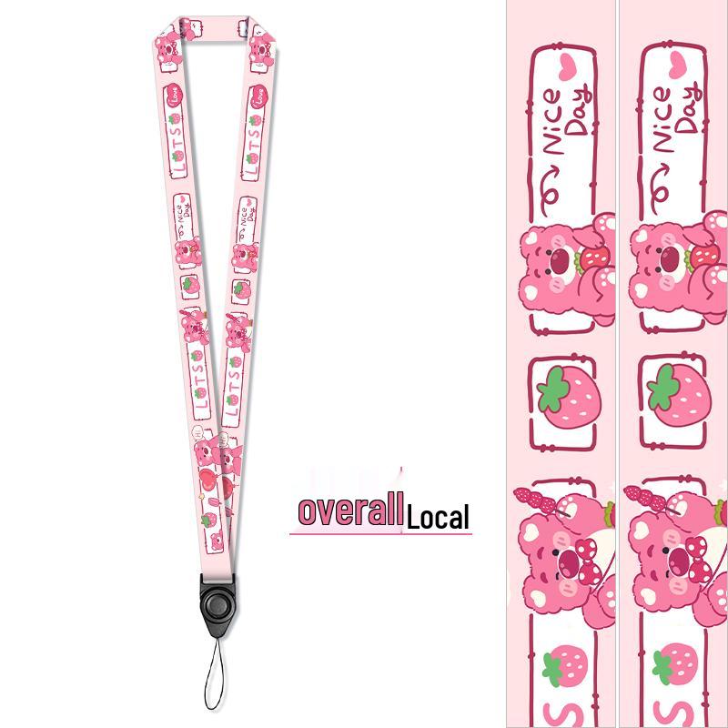 Lanyard Nero Multifunzionale Personalizzato Creativo con Porta Badge Separato per Badge Identificativi dei Dipendenti.
