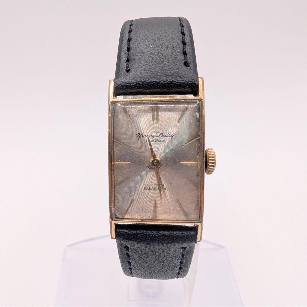 Used Working Citizen Young Daisy 17 Jewels Manual Wind Ladies Watch