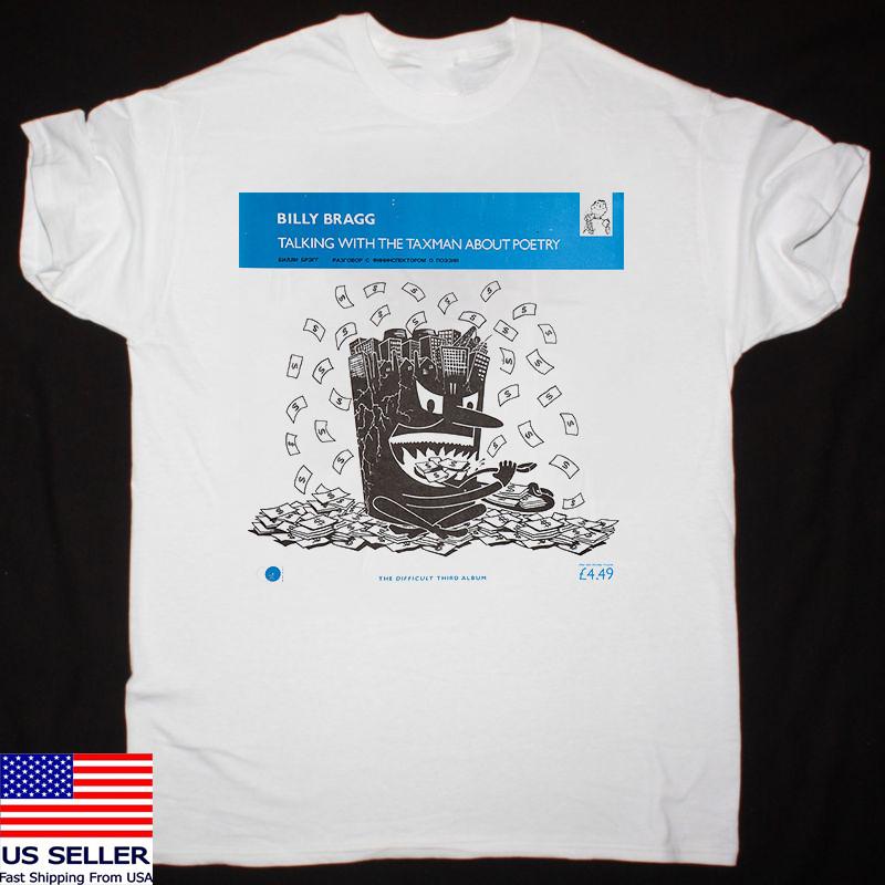 BILLY BRAGG Talking With The Taxman About Poetry Album T Shirt  Unisex T-Shirt XXXL