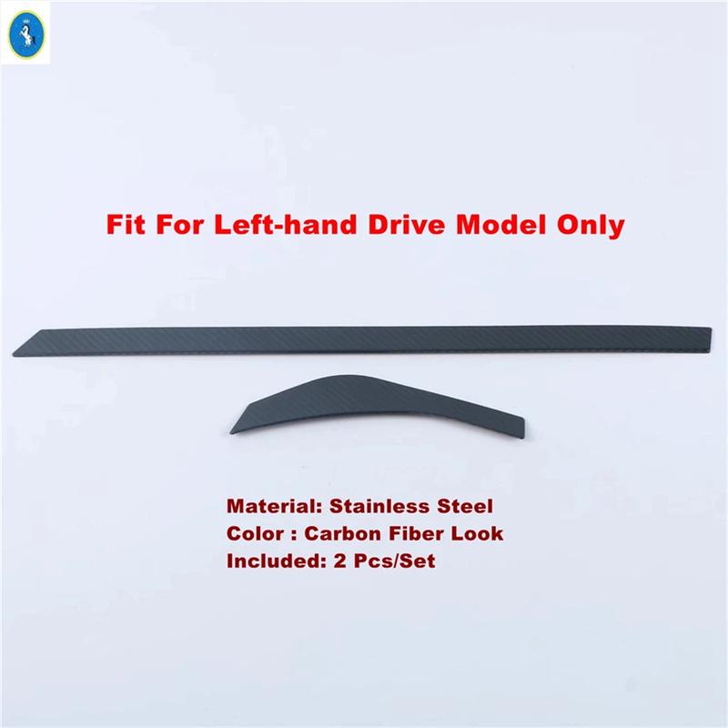 Carbon Fiber Auto Water Cup Holder / Gear Panel / Glove Storage Box Cover Trim Accessories For Haval Jolion    2024