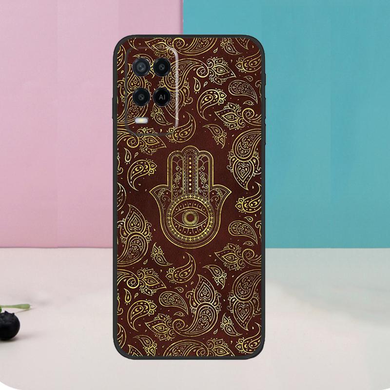 

Hamsa Hand Of Fatima Art Case For Oppo A60 A80 A40 A15 A16 A17 A57 A94 A74 A54 A76 A96 A18 A38 A58 A78 A98 A5 A6 Pro OPPO A54 4G