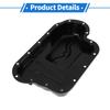 X Autohaux 1 Pc No.215102C000 Engine Oil Pan for Hyundai for Genesis Coupe Iron Black