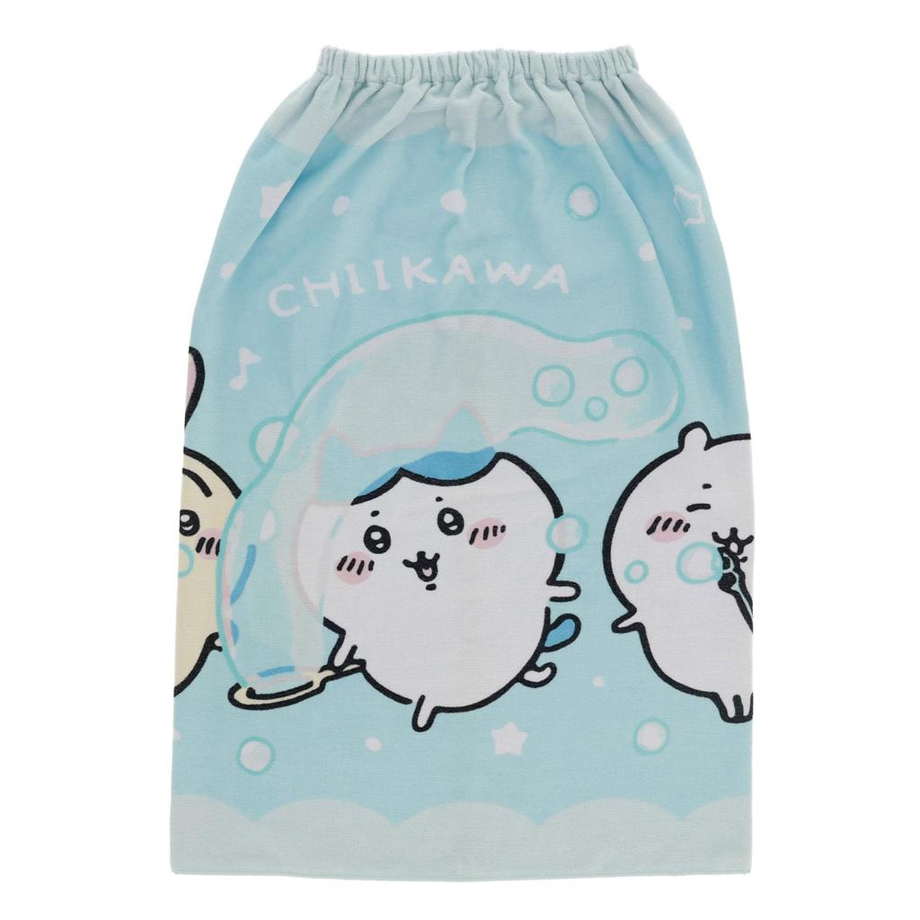 Marushin 80cm Long Wrap Fun Bubble Antibacterial and UV for 0775072200 Towel, Chiikawa, Design, Protection, Girls,
