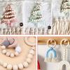300Pcs Craft Making Wooden Beads Stainable Natural Round Beads  DIY Jewelry Making, Bracelets