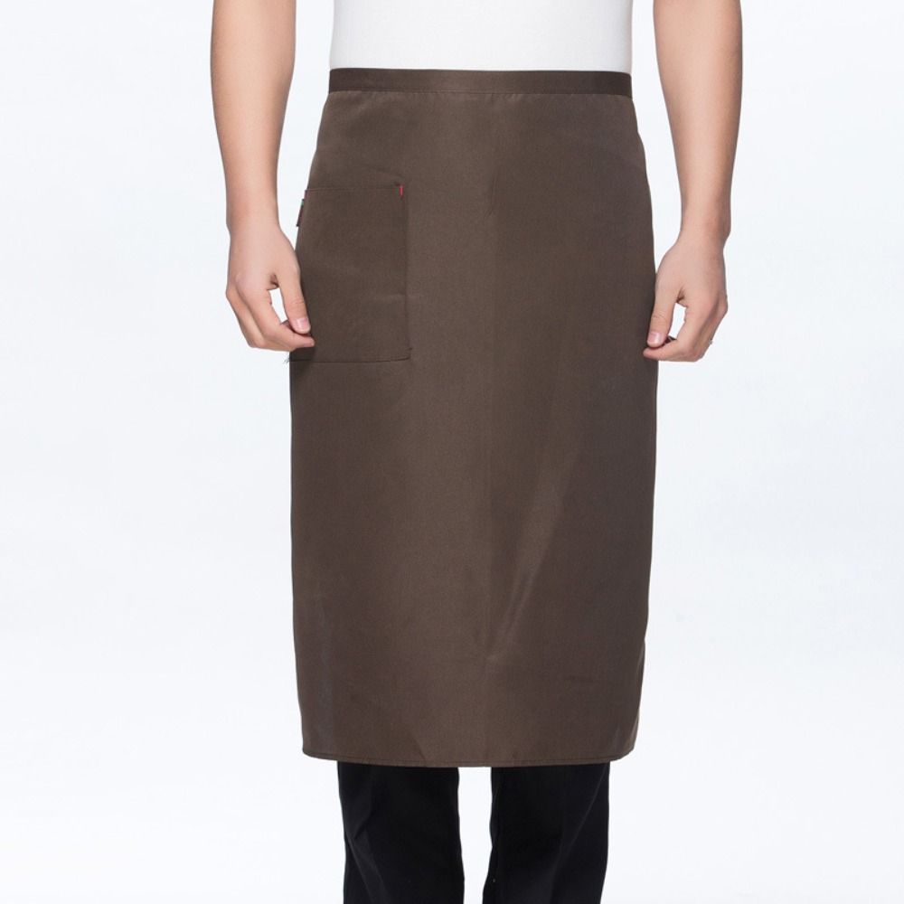 Chef Apron Back Kitchen Chef Apron Half Body Men's Hotel Restaurant Restaurant Kitchen Work Wear Short Work Clothes Thick Apron