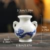 Decorations Antique Shelves Blue and White Porcelain Collect Ornaments Tabletops Ceramics Gift Small Vases Chinese Style 1PC