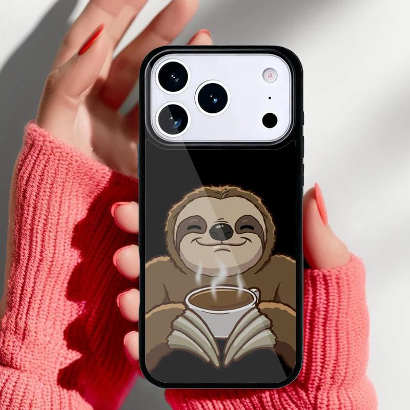 Süßes Faultier Tiere Handyhülle für iPhone 17 16 15 14 13 Pro Max Rückabdeckung für 12 11 Pro Hülle