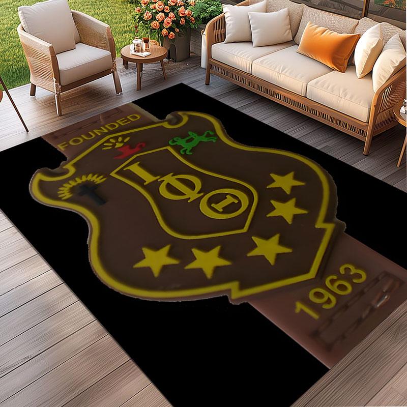 Iota Phi Theta Print Rug, Washable Floor Carpet, For Entryway Dorm Laundry Room Office Study, Home Decor Birthday Christmas Gift
