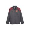 Waterproof Logo Print Color Block Zip Stand Collar Raglan Long Sleeve Jacket Men Jackets Dark-Gray 772870-16