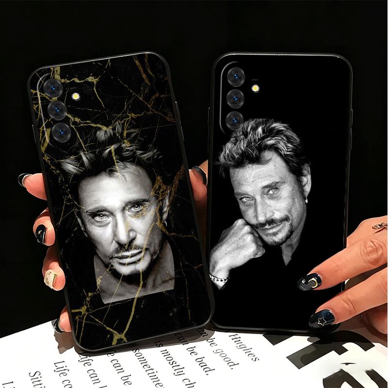 Johnny Hallyday Music Soft Phone Case for Samsung A17 A37 A57 A16 A26 A36 A56 A15 A25 A35 A55 A14 A24 A34 A54 A13 A23 A33 A53 A5
