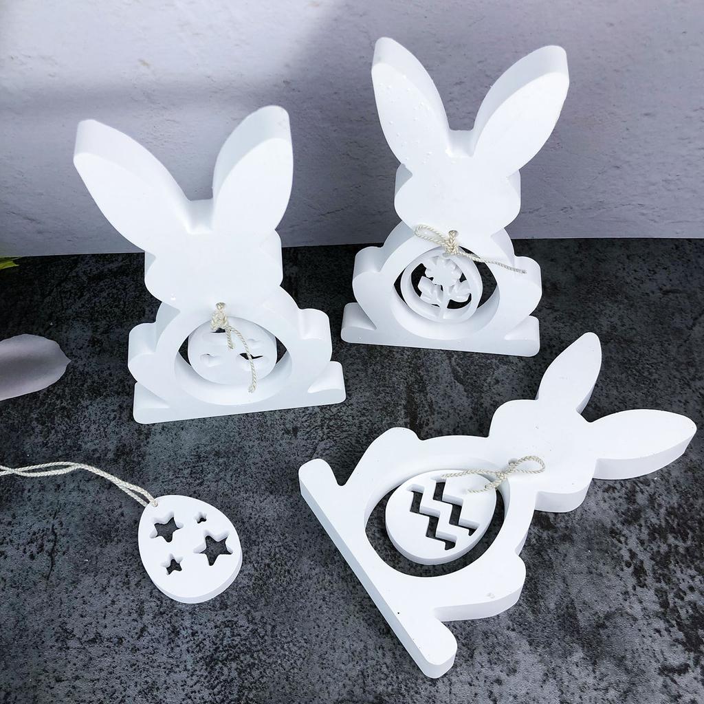 High Quality Silicone Ornament Mold For Making Detailed Rabbit Figures And Hanging Rings Suitable For Creative Crafts