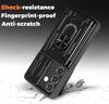 For Samsung Galaxy A37 5G Case PC + TPU Kickstand Phone Back Cover with Camera Slider