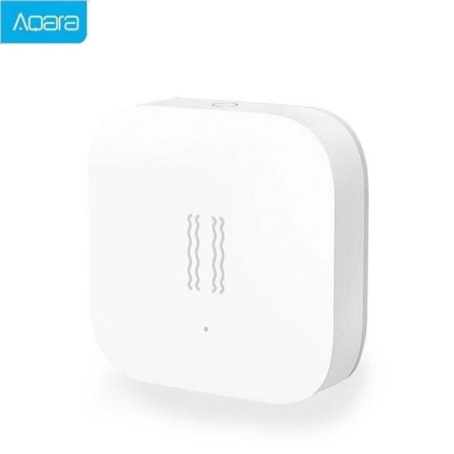Aqara Vibration Sensor Zigbee Wireless Mini Shock Detector for Alarm System Smart Home Automation Work with Mi home HomeKit APP 1pcs