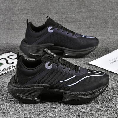 Winter Thickened 3 Real Explosive Outsole Running Shoes Ultra-light Carbon Plate Shock Absorption and Breathability Middle School Students