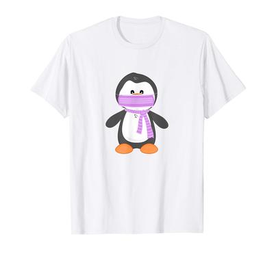 Cute Penguin with Mouthguard Gift for Animal Lovers T-Shirt