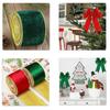 Grand Gold Base Birds Decorated Ribbon Christmas Tree Ribbon Rolls For Christmas Gift Packaging And DIY Seasonal Designs