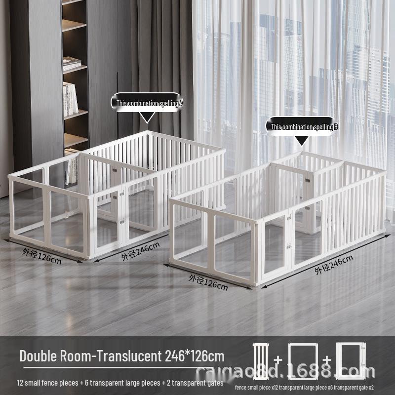 Transparent Acrylic Tall Pet Barrier for Indoor Use - Suitable for Dogs Like Teddy, Bichon, Corgi