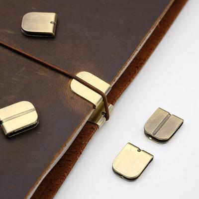 20 Pièces Métal Bronze Rétro Carnet Journal Album Photo Protection d'Angle Protection de Bord Décoration