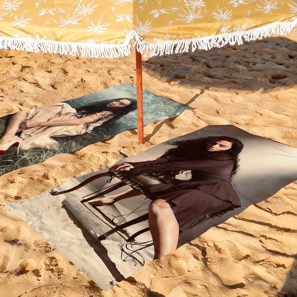 C-Charli XCX Wuthering Heights Beach Towel For Beaches Yoga Studios Gyms Hot Springs Swimming Pools And Picnics