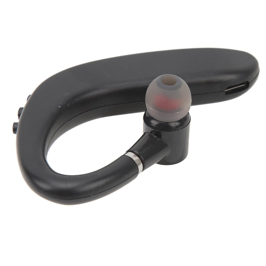 Headset Wireless Single Ear Earpiece Low Latency Hands Earphone with USB Charging Cable for Driving Running