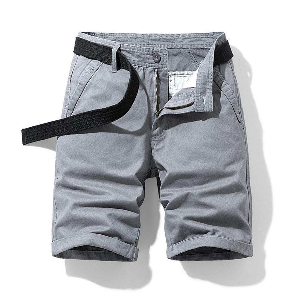 Sommer Shorts Hosen Männer Baumwolle Feste Beiläufige Hohe Qualität Business Social Shorts Männer Bermudas Lose Luxus Khaki Jogger